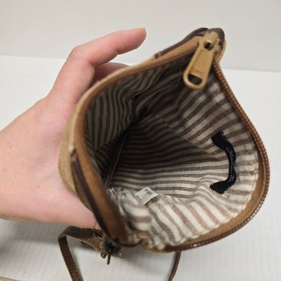 Mona B. USA Postage Stamp Vintage Look Distressed Cowgirl Crossbody Rustic Bag - Picture 7 of 9